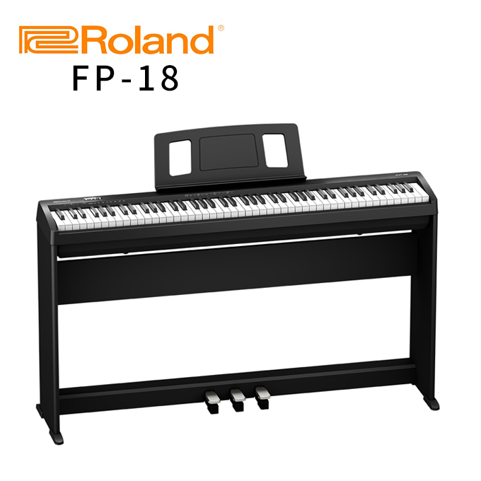 罗兰新款电钢琴FP-18黑色